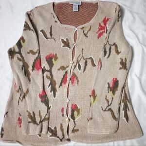 NorthStyle Floral Cardigan with Long Sleeves